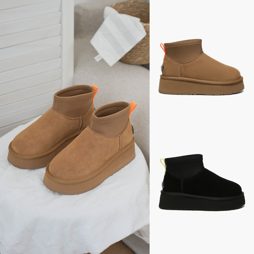 [무료배송] 호주정품 에버어그 미니 에셀 플랫폼 부츠 (굽4cm) UGG UEA3018