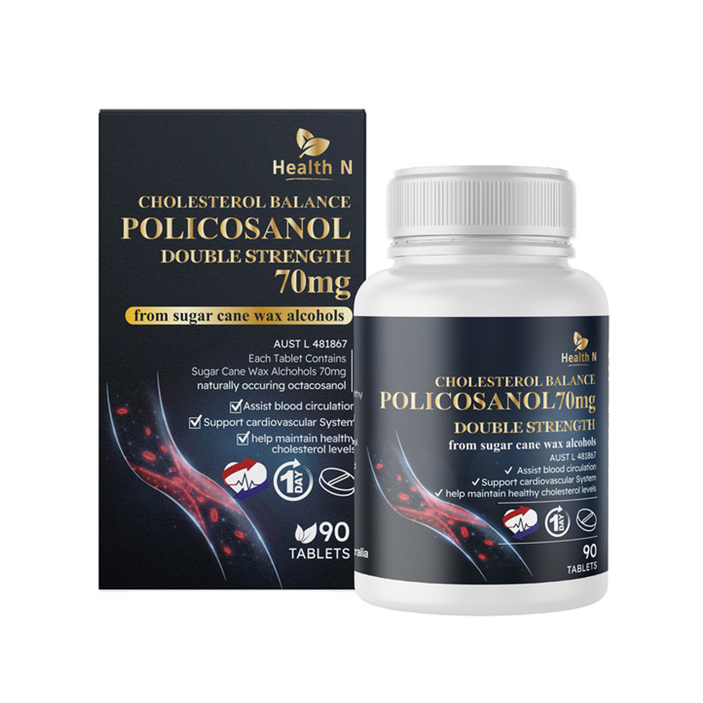 헬스엔 콜레스테롤 발란스 폴리코사놀 더블 스트렝스 70mg 90정