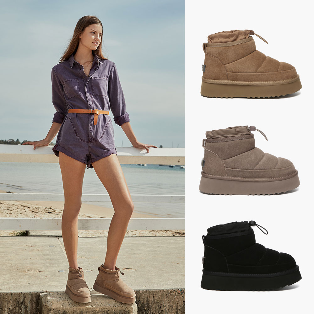 [무료배송] 호주정품 에버어그 피켄 부츠 (굽3.7cm) UGG UEA3166