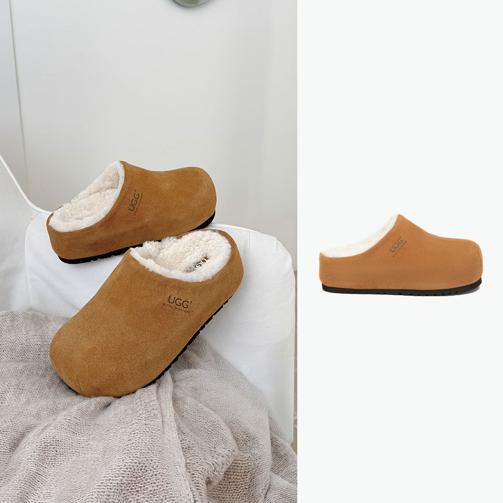 [무료배송] 호주정품 에버어그 벨로 플랫폼 슬리퍼 AS UGG AS2138
