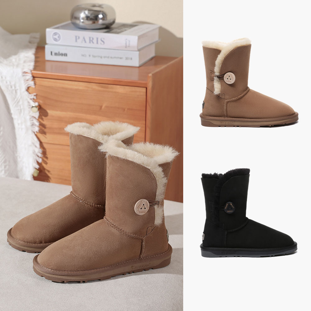 [무료배송] 호주정품 에버어그 버튼 숏 부츠 (굽2cm) UGG UEA3003