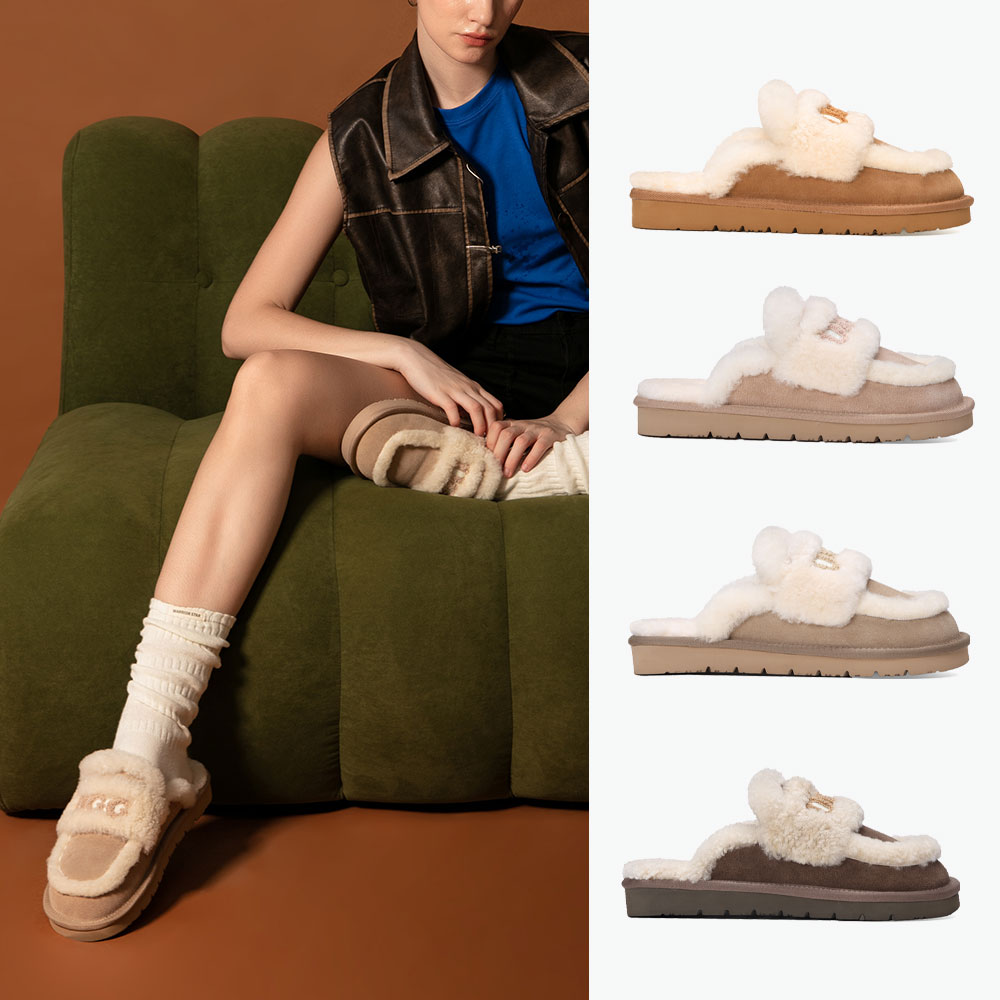 [무료배송] 호주정품 디케이 처비 어그 슬리퍼 (굽2.5m) DK UGG DK196